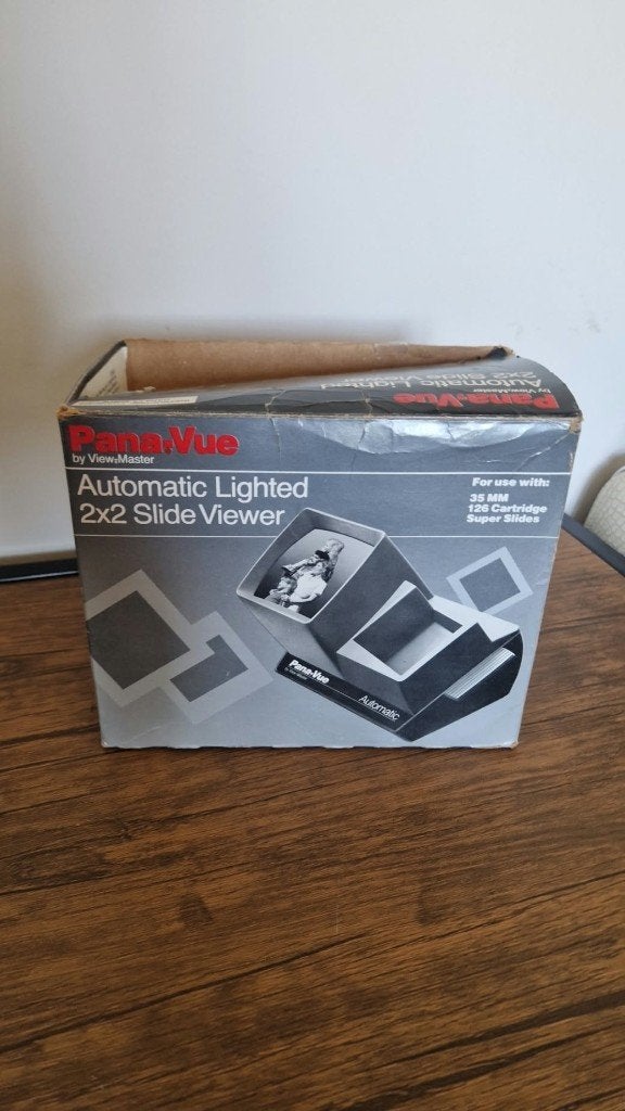 panavue automatic lighted slide viewer, Ophalen
