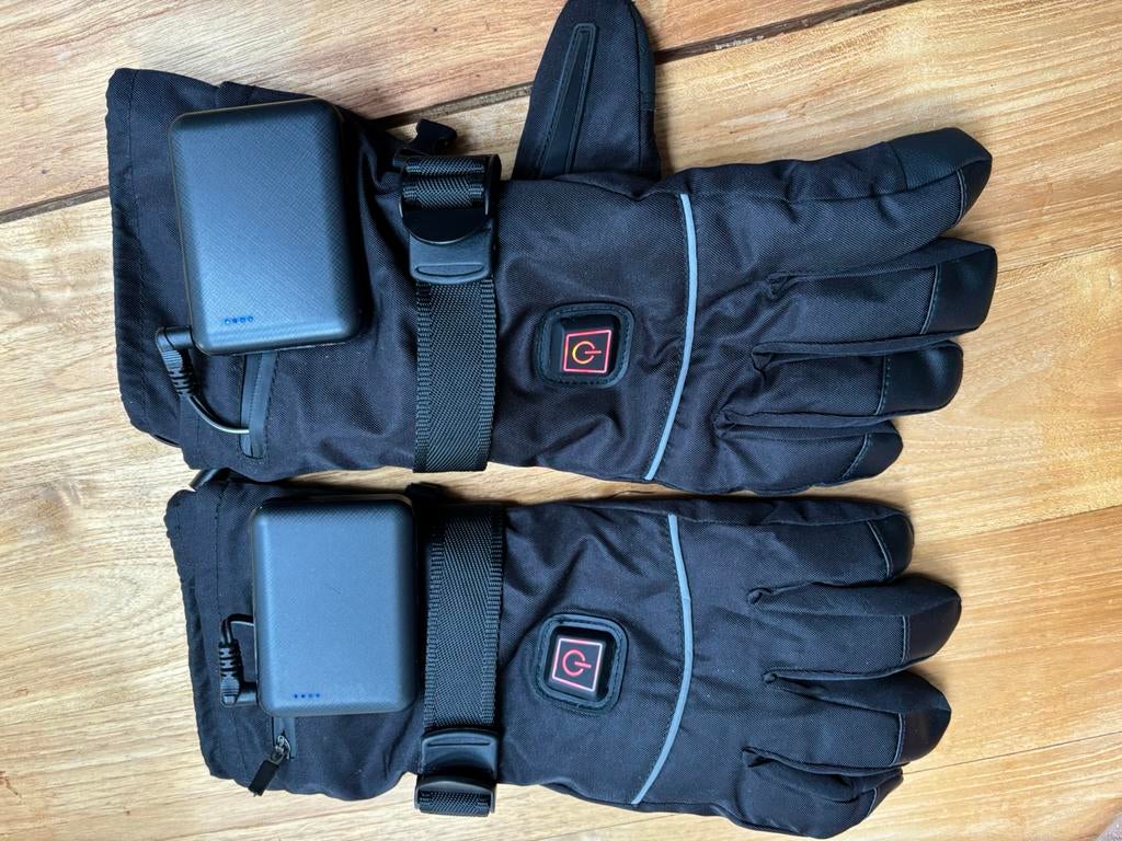 Gants chauffants tailleM -  avec batterie 6000mah, Enlèvement ou Envoi, Neuf, Taille 38/40 (M), Gants