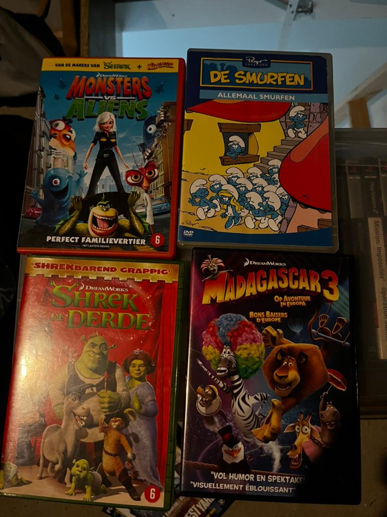 Dvd tekenfilms, Ophalen, Zo goed als nieuw