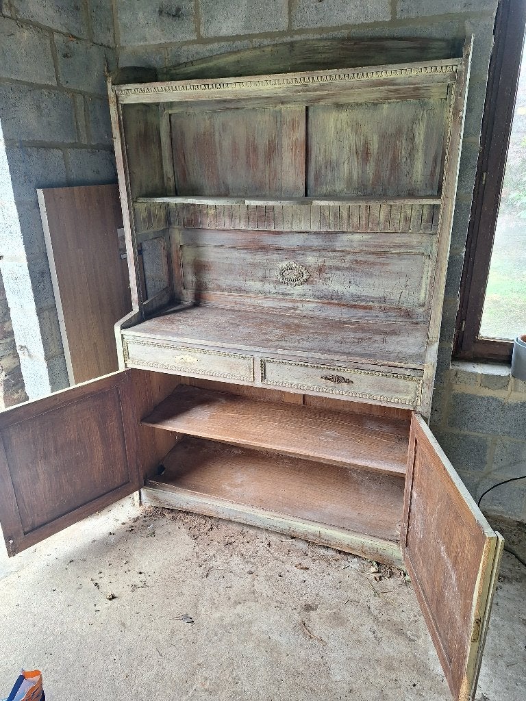 Grand buffet en bois avec étagères, Maison & Meubles, Avec tiroir(s), 25 à 50 cm, 100 à 150 cm, Utilisé
