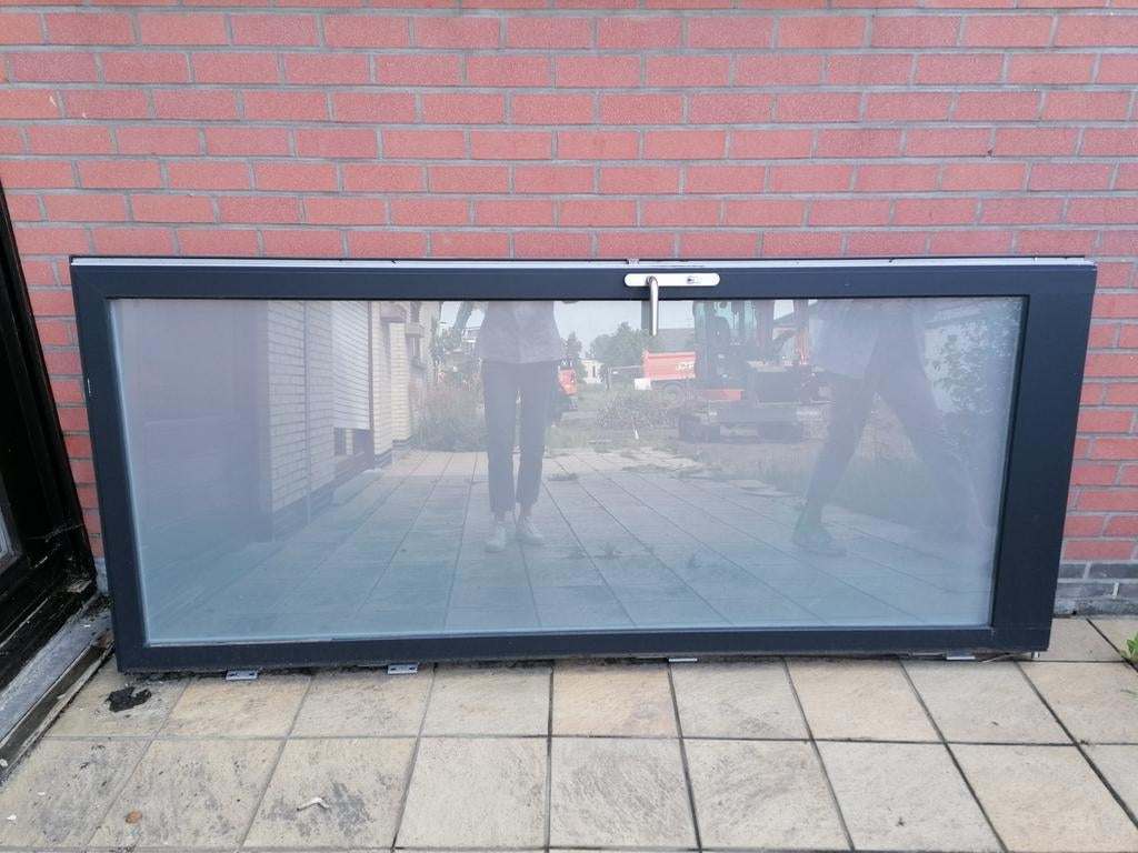 Voordeur zijdeur aluminium deur met glas, Doe-het-zelf en Bouw, Ophalen, Aluminium