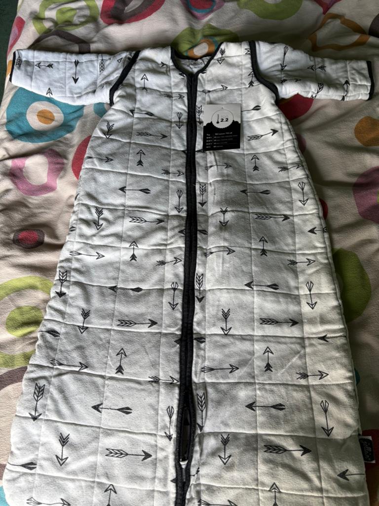 Slaapzak winter Jollein 90 cm 2 st, Ophalen, Zo goed als nieuw, 85 tot 100 cm, Slaapzak