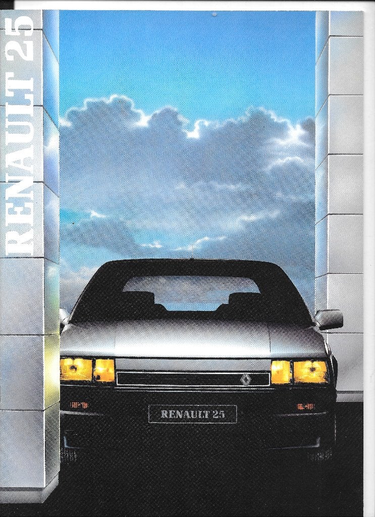 RENAULT 25,  1987, Livres, Enlèvement ou Envoi, Renault