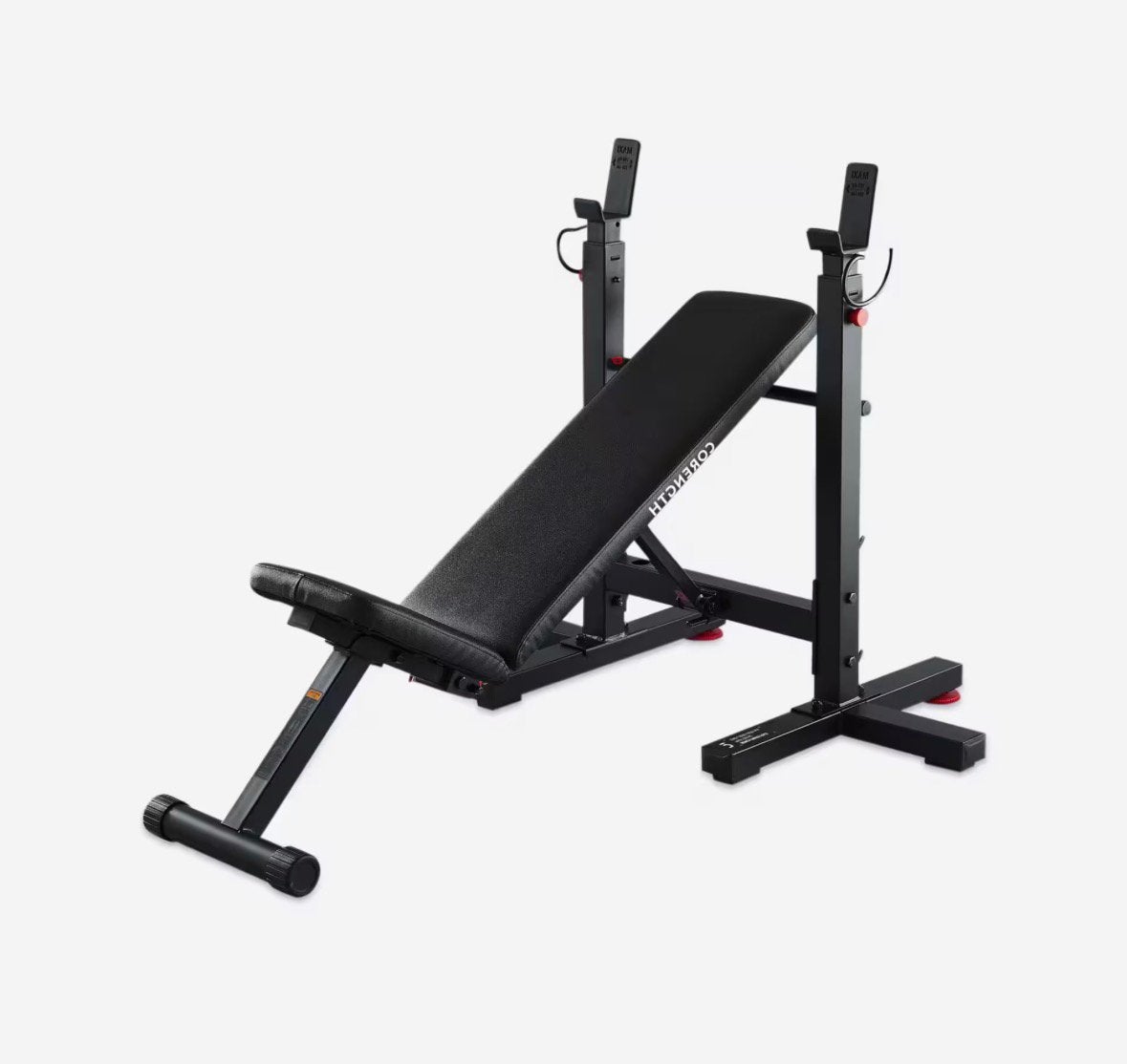 halterbank / bench press bank met haltersteunen, inklapbaar, Ophalen, Zo goed als nieuw, Borst, Fitnessbank