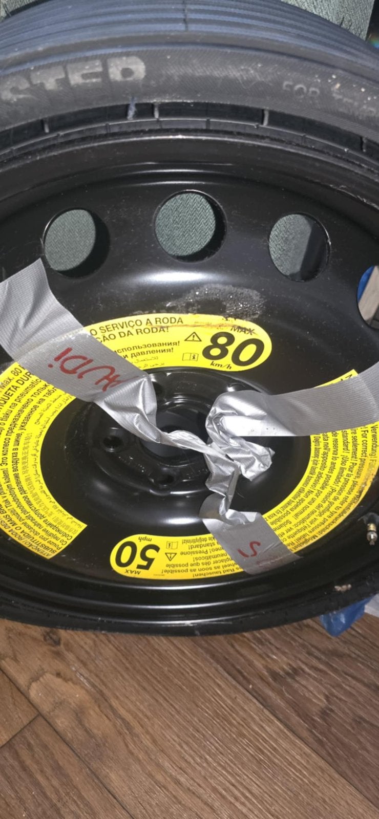 Roue de secours galette d'origine Audi Q5, Enlèvement ou Envoi, Neuf
