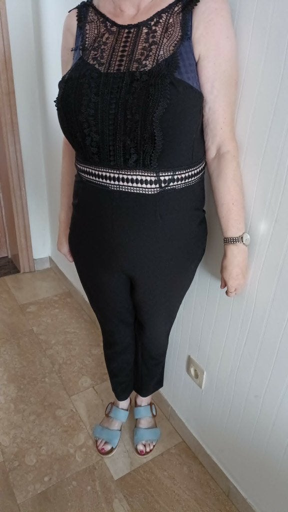 Zwarte jumpsuit, Kleding | Dames, Jumpsuits, Zwart, Topshop, Zo goed als nieuw, Ophalen