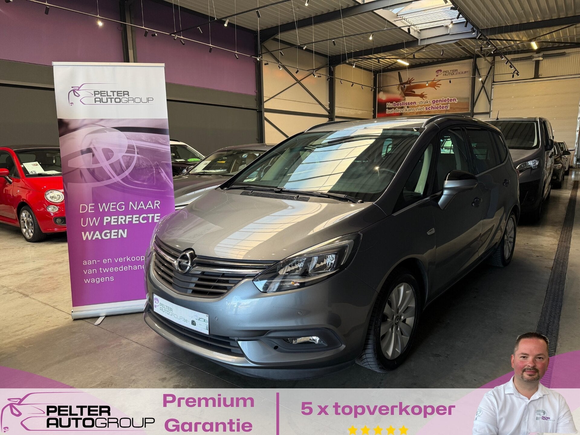 Opel Zafira Tourer 1.6CDti Eur6D-Temp Camera, Auto's, Opel, 0 kg, 4 cilinders, Parkeersensor, 0 kg