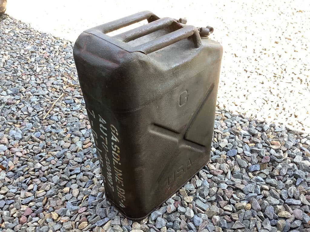 Jerrycan US ww2 terrain, Enlèvement