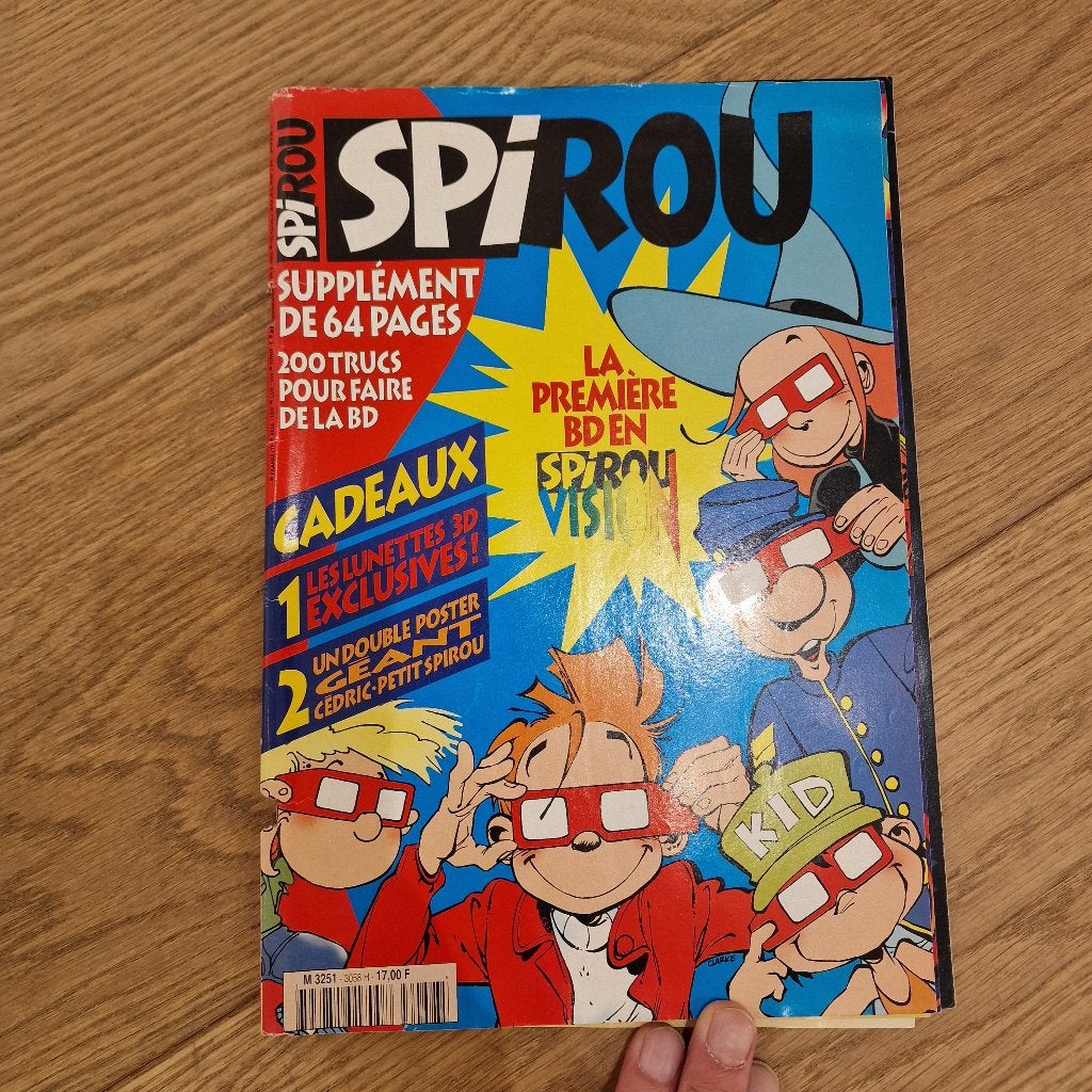 Spirou, la 1ere BD en spirou vision, Livres, Une BD, Enlèvement ou Envoi, Utilisé