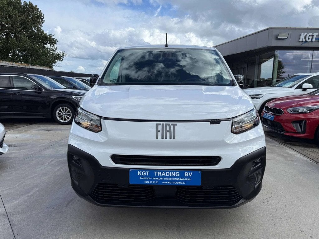 Fiat Doblò 1.5 BLUEHDI L2 3 ZIT NAVIGATIE CAMERA DODE HOEK, 75 kW, Stof, Gebruikt, Zwart