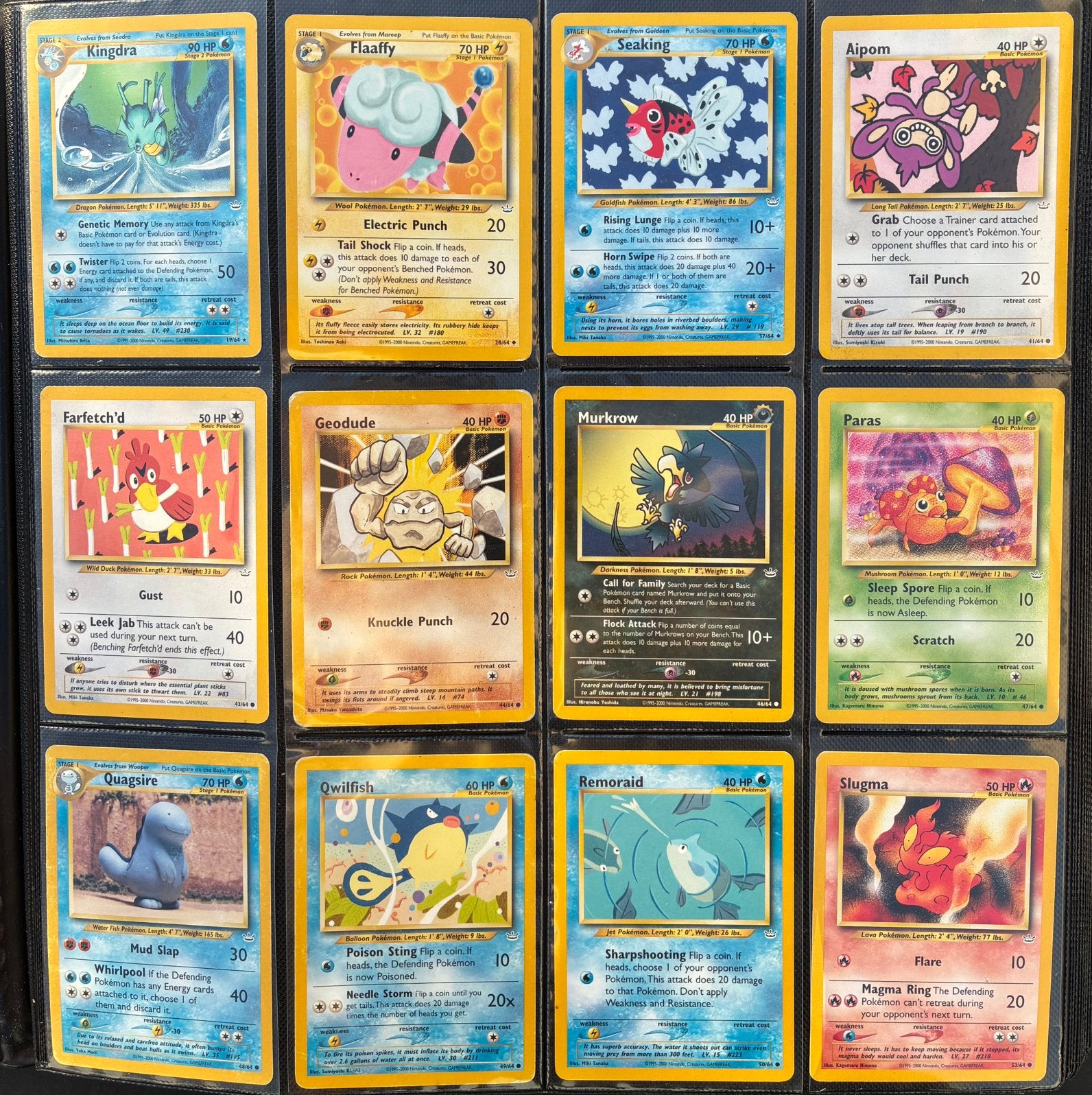 338 Vintage Pokémonkaarten – 38x 1st Edition, Hobby en Vrije tijd, Ophalen of Verzenden, Gebruikt, Meerdere kaarten