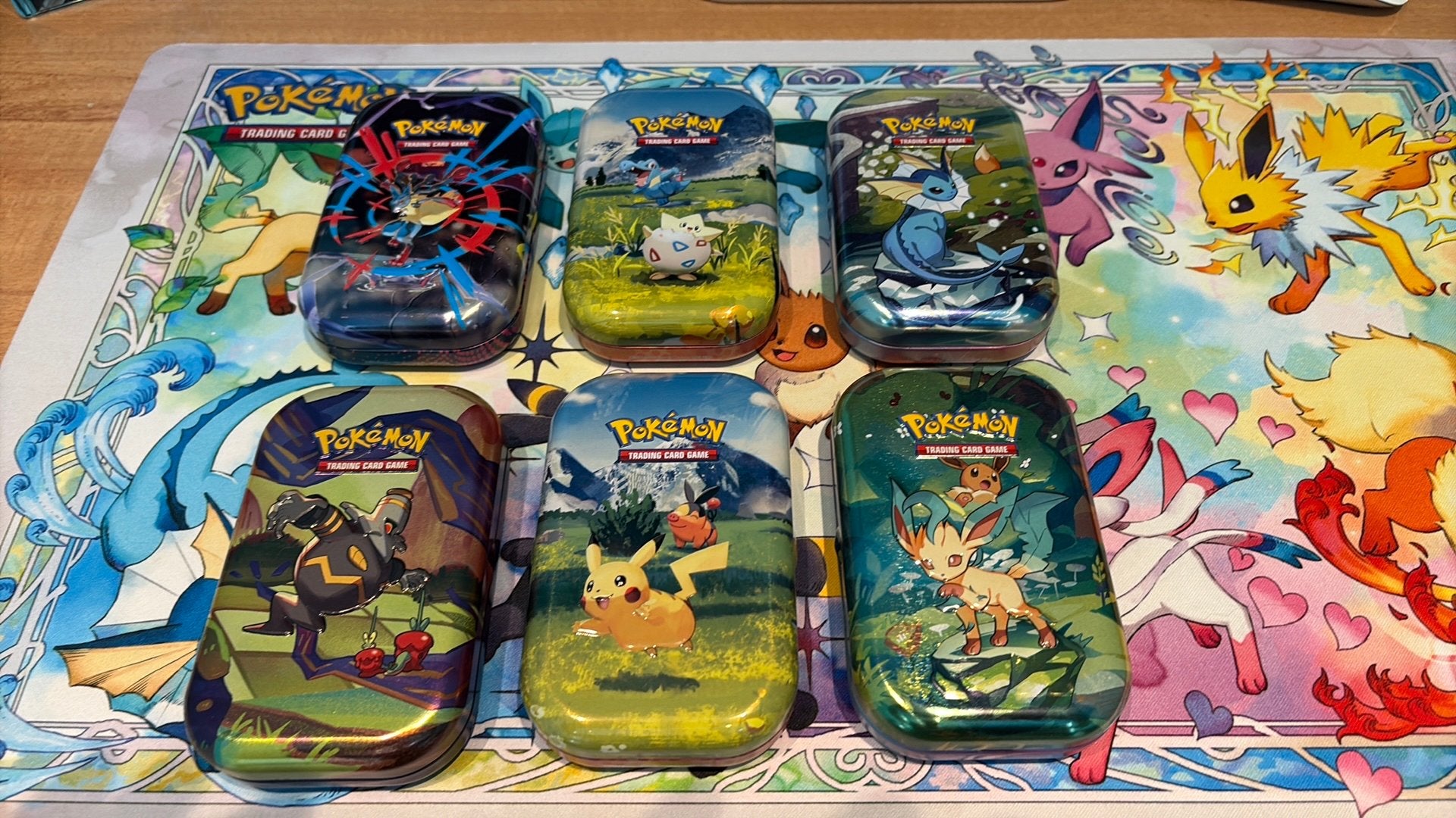 6 x LEGE tins pokemon, Ophalen of Verzenden