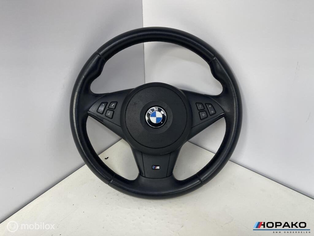 Stuurwiel leder BMW 5 serie E60 E61 - startstop s, Enlèvement ou Envoi, Einsteinlaan 5, rijswijk, Bmw, Utilisé