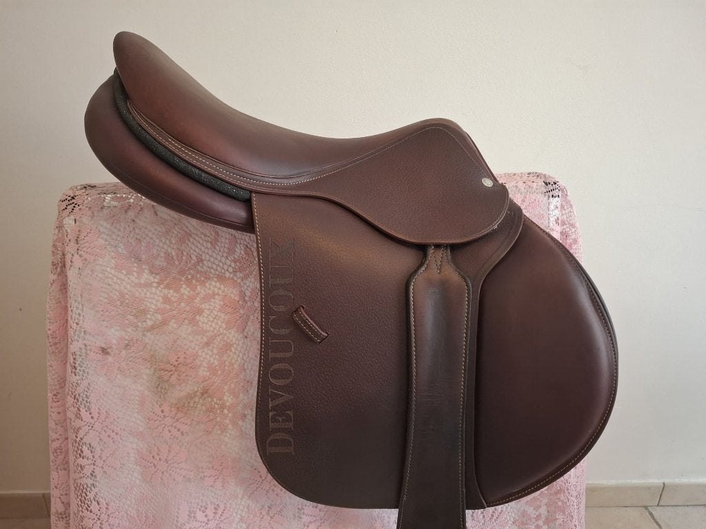 Devoucoux Biarritz O springzadel in topstaat!, Dieren en Toebehoren, Ophalen, L (17.5 inch), Zachte zit, Middel