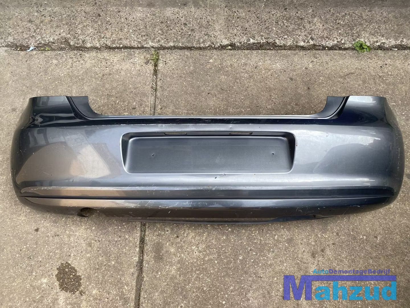 VW POLO 6R donker grijs achterbumper 2009-2016, Arrière, Pare-chocs, Volkswagen, Volkswagen AG