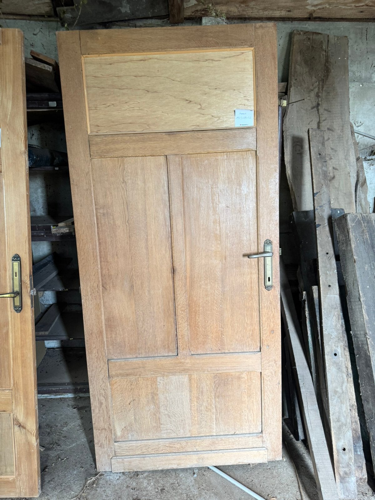 Portes intérieures anciennes massives, Bricolage & Construction, Enlèvement, Comme neuf, Bois