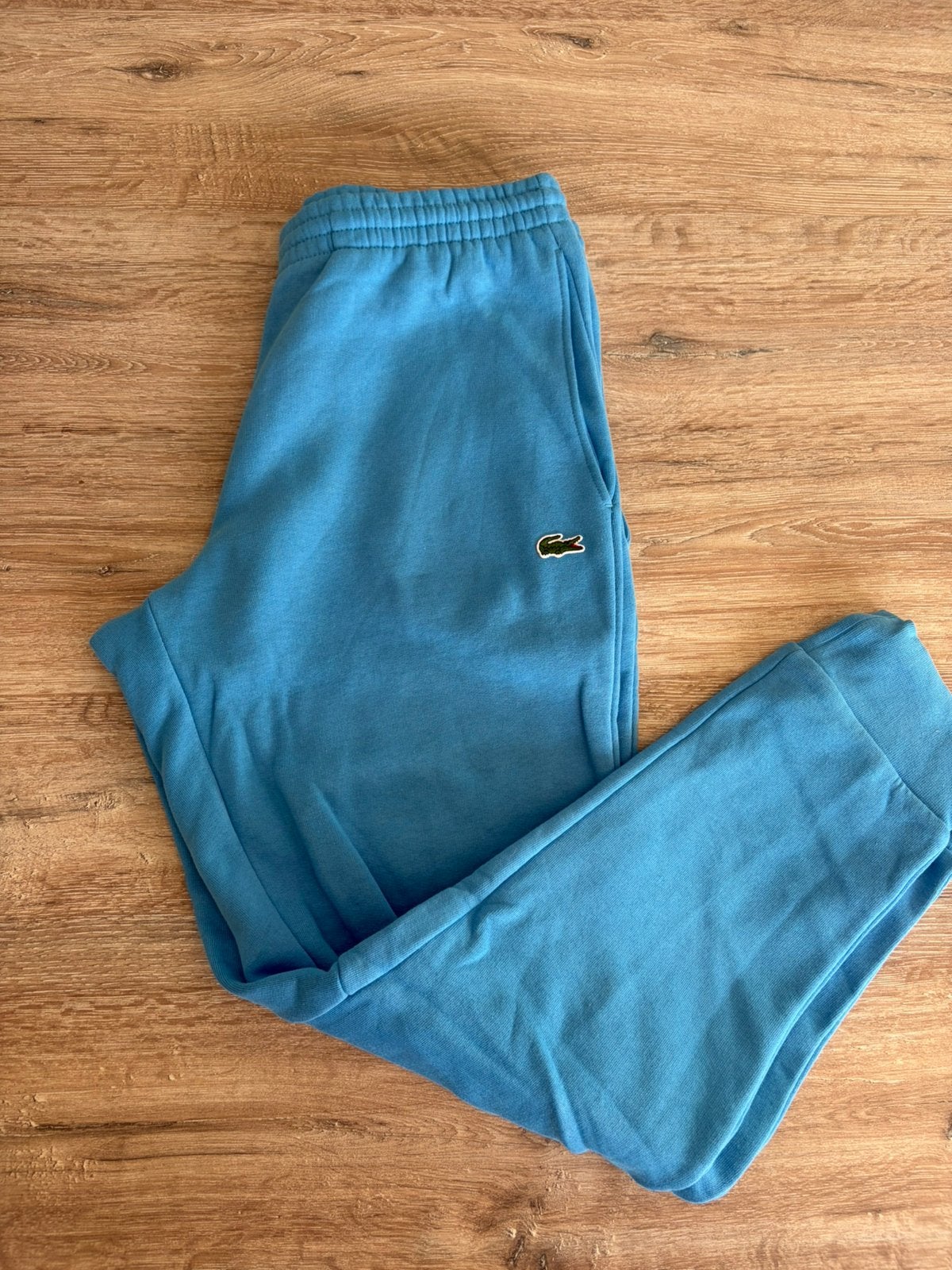 Lacoste broek, Kleding | Heren, Broeken en Pantalons, Ophalen, Zo goed als nieuw, Blauw