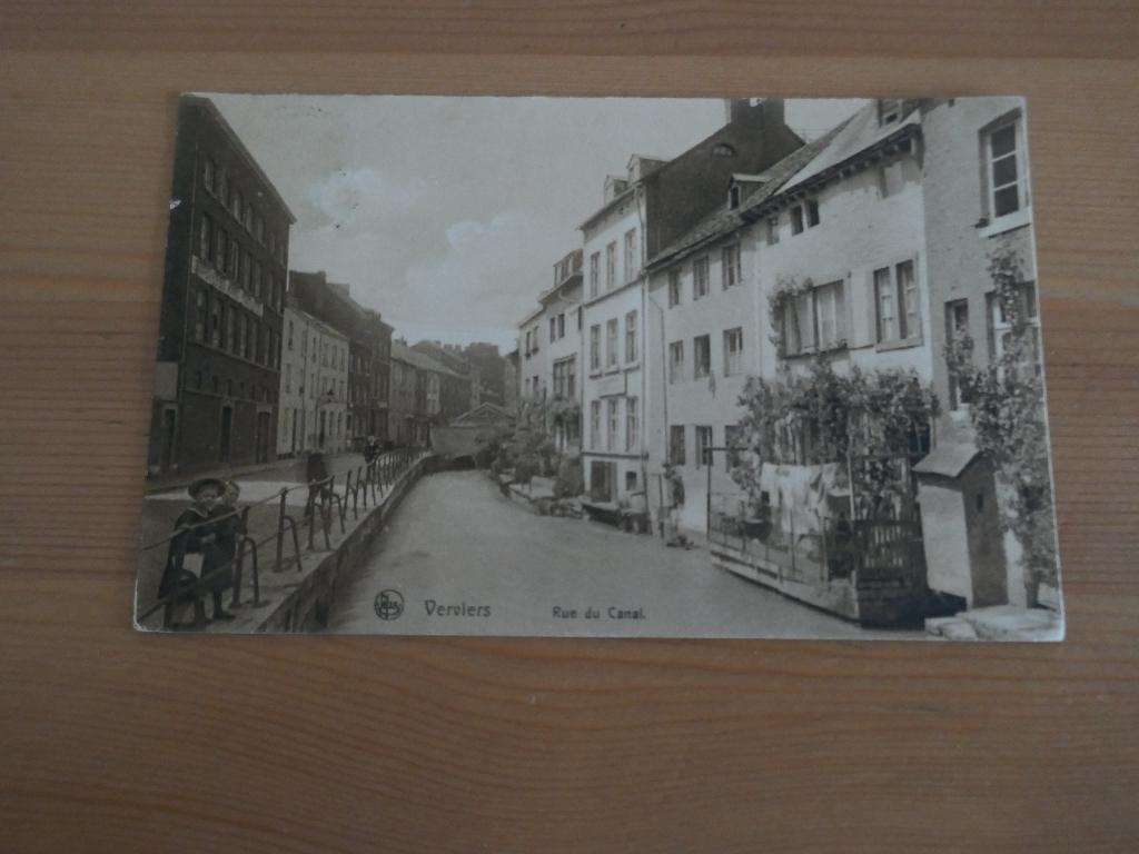 rue du canal de Verviers, Collections, Cartes postales | Belgique, Envoi, Affranchie, Liège