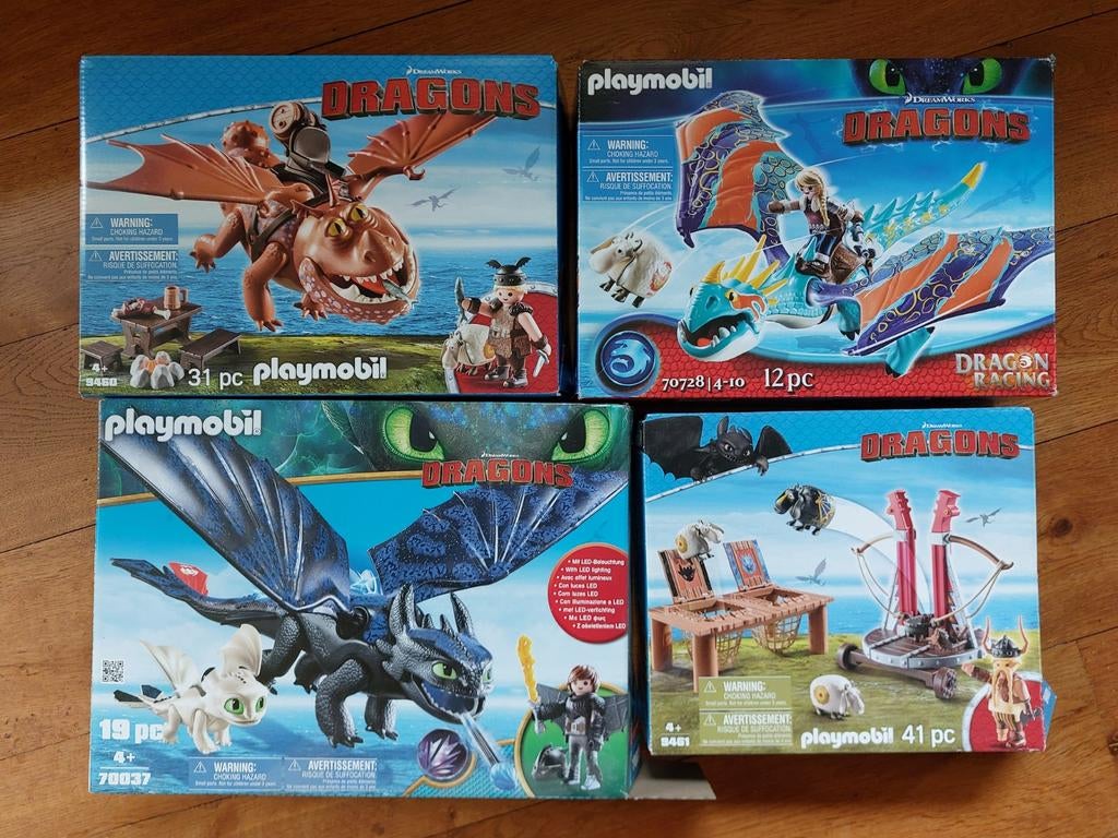 Coffrets Playmobil 4 DRAGONS, Enfants & Bébés, Jouets | Playmobil, Enlèvement ou Envoi, Comme neuf, Ensemble complet