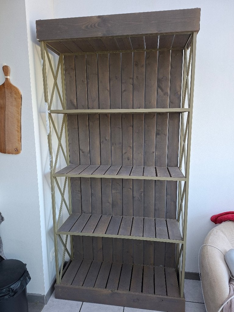 Rek voor interieur, Ophalen, Hout, Gebruikt, Landelijk