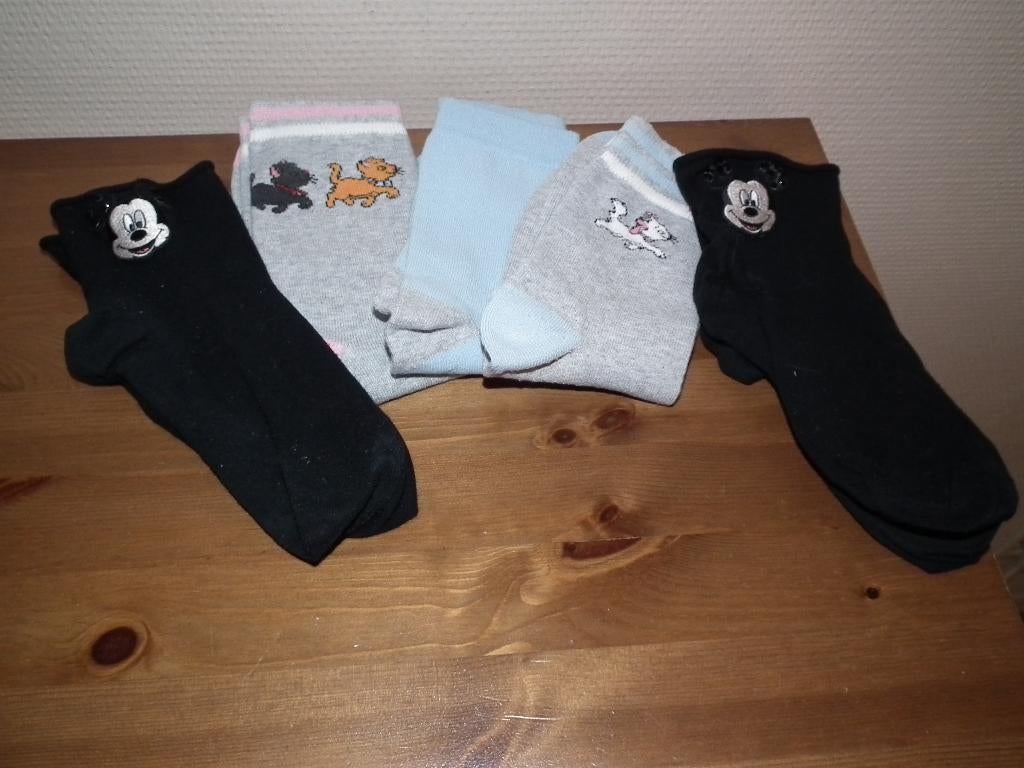 5 paar Disney-sokken, voor dames (39/41), Kleding | Dames, Sokken en Kniesokken, Calzedonia et C&A, Overige kleuren, Verzenden