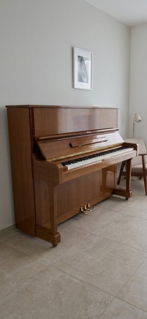Piano Yamaha U1, Muziek en Instrumenten, Piano's, Gebruikt, Bruin, Verzenden, Piano