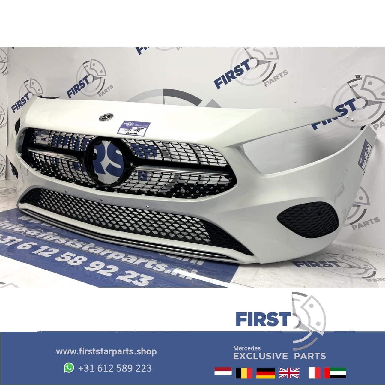 W177 A Klasse FACELIFT BUMPER 2023-2026 Mercedes VOORBUMPER, Auto-onderdelen, Gebruikt, -, Voor, Ophalen of Verzenden