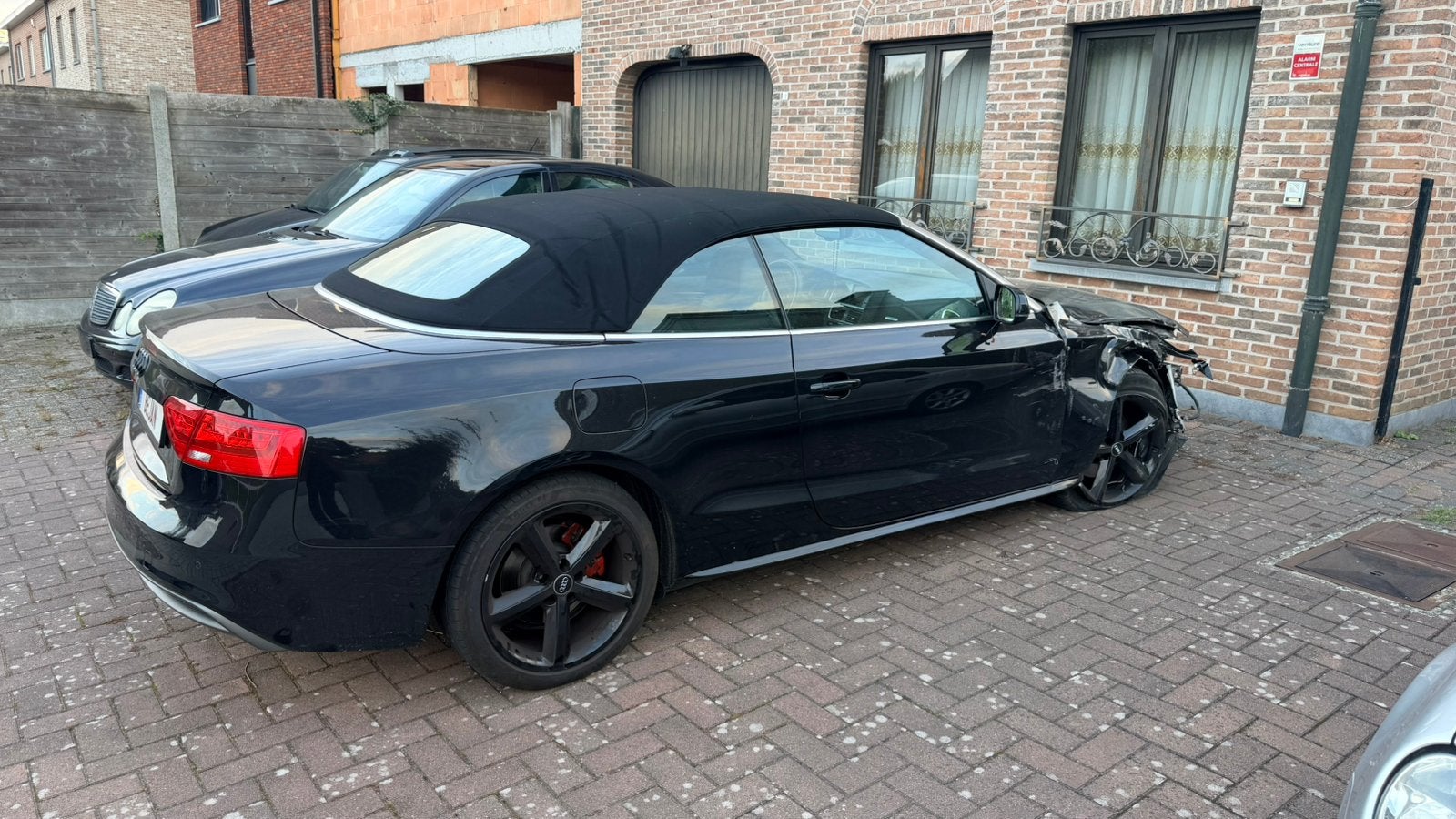 Audi a5 cabriolet s-line TDI, Auto's, Automaat, Euro 5, Zwart, Cabriolet