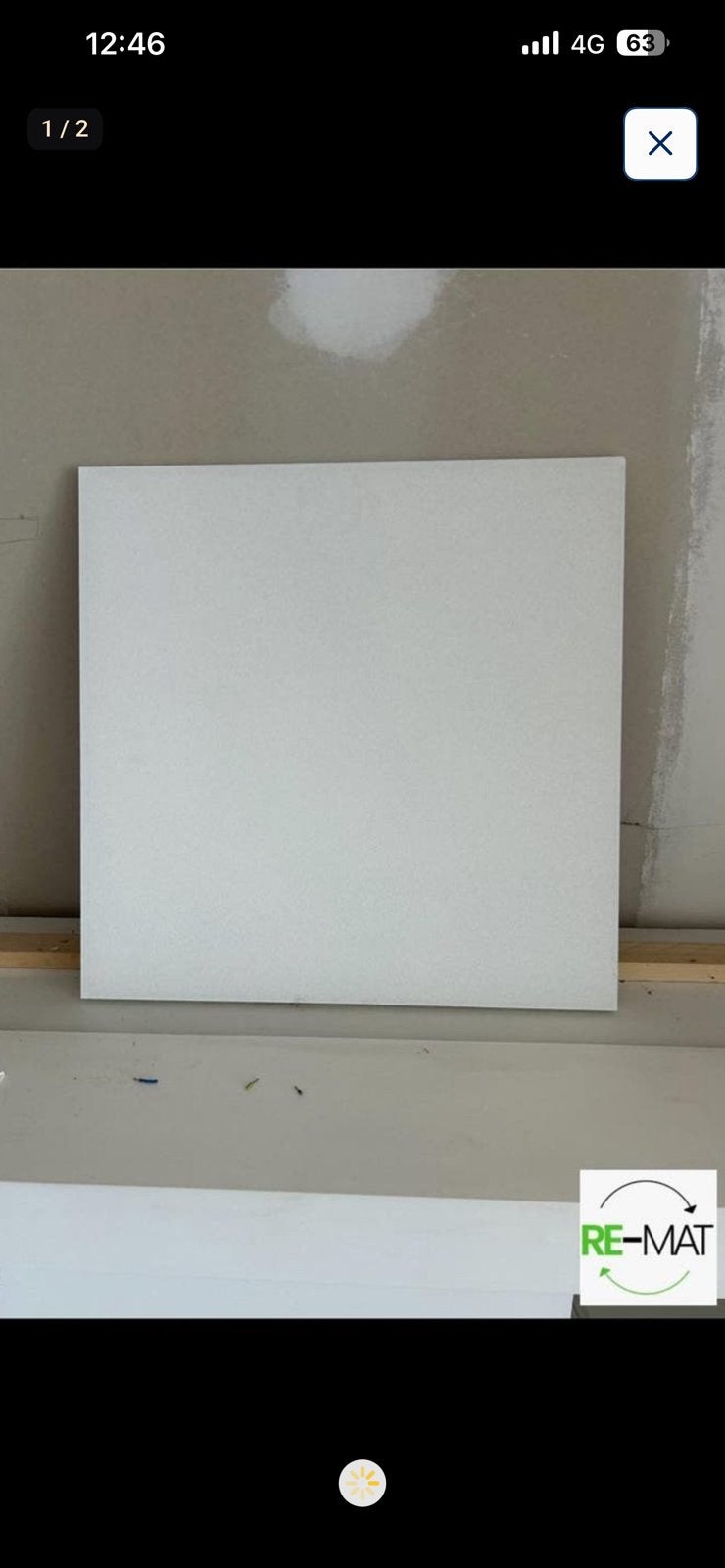 dalles de faux plafond 60 x 60 cm 8 eur le m2, Enlèvement ou Envoi, Comme neuf