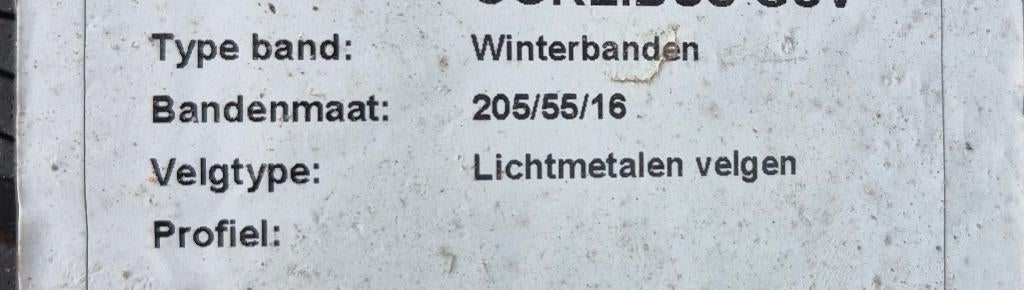 Set 4 autobanden winter + velgen Mercedes, Ophalen, Banden en Velgen, Nieuw, Personenwagen