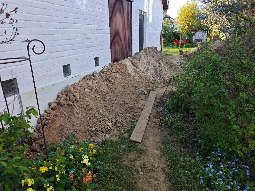 Aarde gratis ~3m2, Grimbergen, Ophalen, Tuinaarde