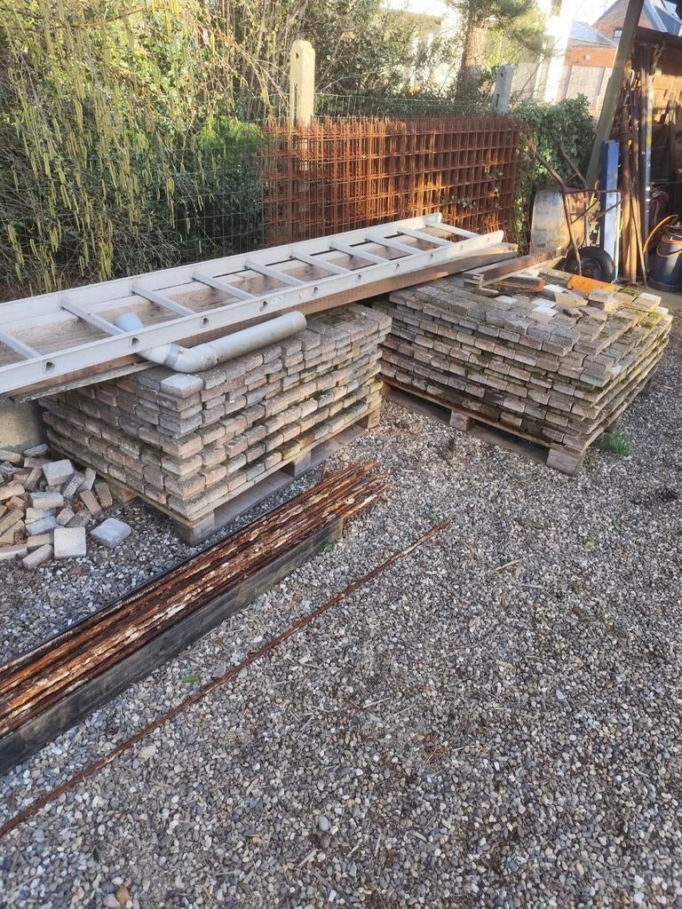 Gratis betonklinkers af te halen. 60x60x4, Enlèvement, Utilisé