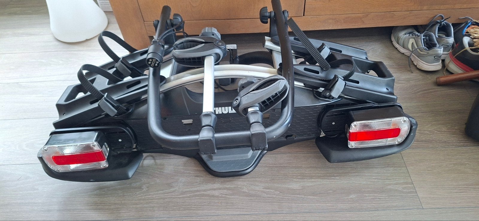 Fietsendrager thule velocompact 925, ook voor e bikes, Auto diversen, Fietsendragers, Ophalen, 2 fietsen, Zo goed als nieuw, Elektrische fiets