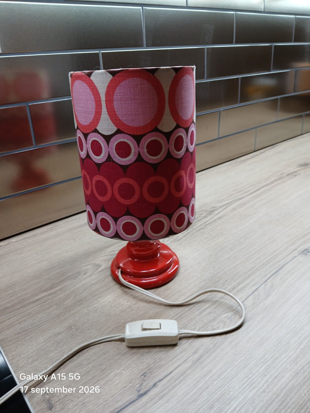 retro lampje, Maison & Meubles, Enlèvement