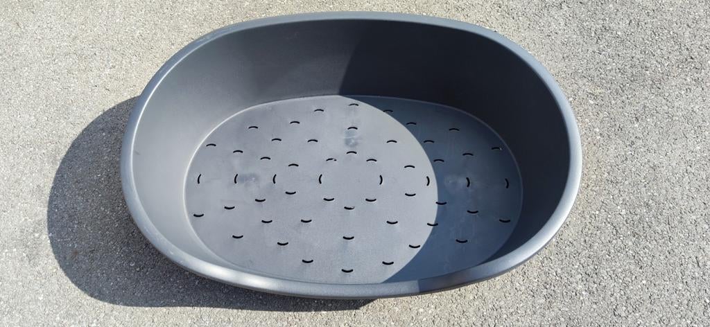Hondenmand plastiek zwart, Ophalen
