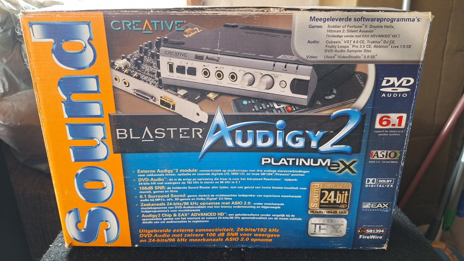 creative sound blaster audigy 2 platinum ex, Informatique & Logiciels, Cartes son, Enlèvement ou Envoi