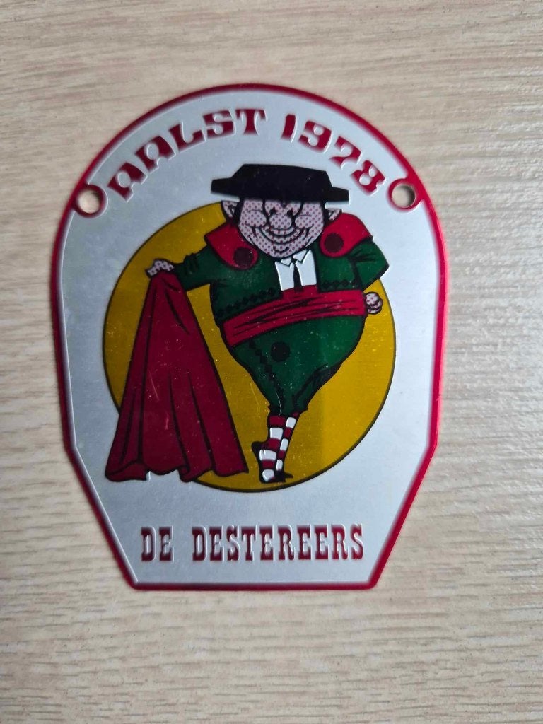 Carnaval medaille Aalst De Destereers 1978, Ophalen of Verzenden