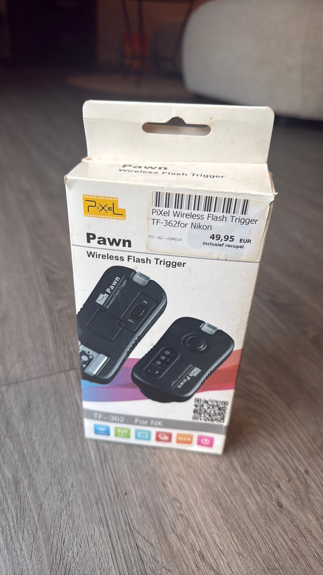 Pawn Wireless Flash Trigger TF-362 Nikon, Audio, Tv en Foto, Ophalen of Verzenden, Zo goed als nieuw