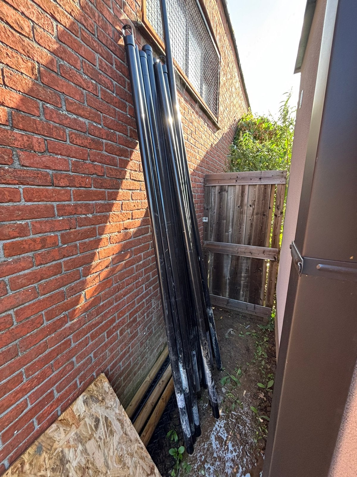 Palen voor tuinafsluiting, Jardin & Terrasse, Enlèvement, Utilisé, Fer
