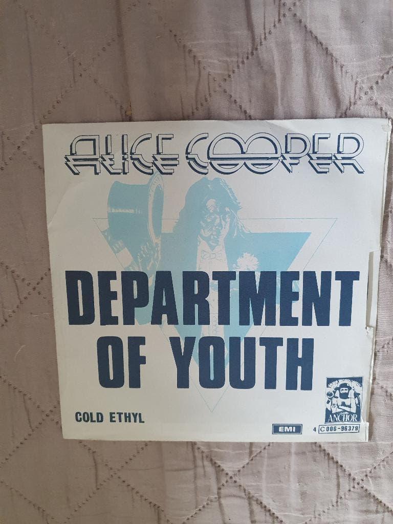 S - Alice Cooper ‎– Department Of Youth - 1975, Cd's en Dvd's, Vinyl Singles, 7 inch, Single, Ophalen of Verzenden, Rock en Metal