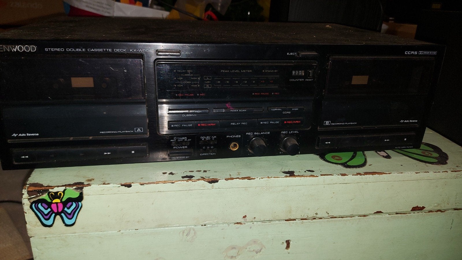 KENWOOD KX-W5040, TV, Hi-fi & Vidéo, Decks cassettes, Enlèvement, Double, Kenwood