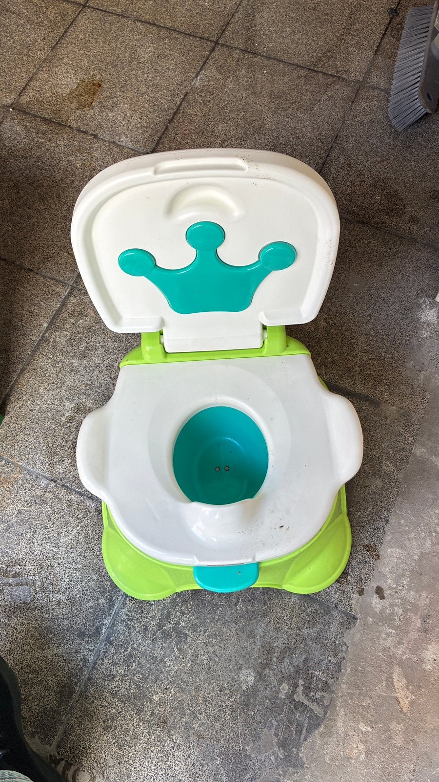 Wc potje met geluid, Ophalen, Gebruikt