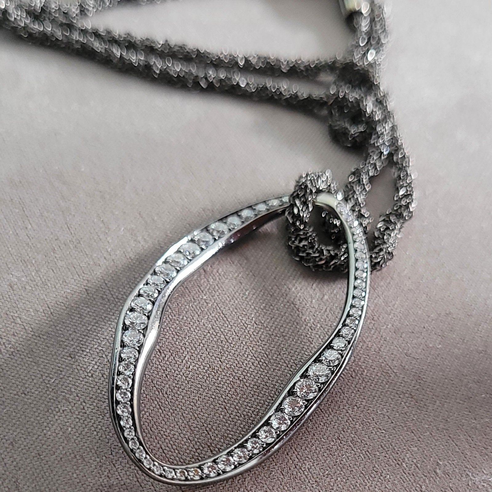 Antonini Milano 18karaat  Collier Diamond, Bijoux, Sacs & Beauté, Comme neuf, Or, Enlèvement, Avec pierre précieuse