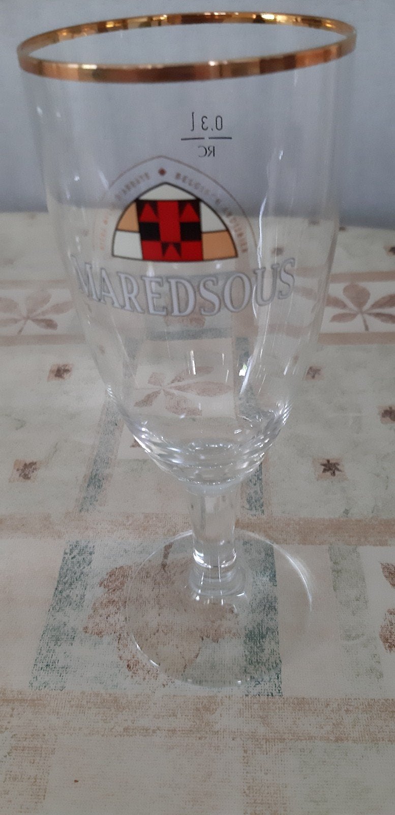 Maredsous bierglas, Collections, Enlèvement