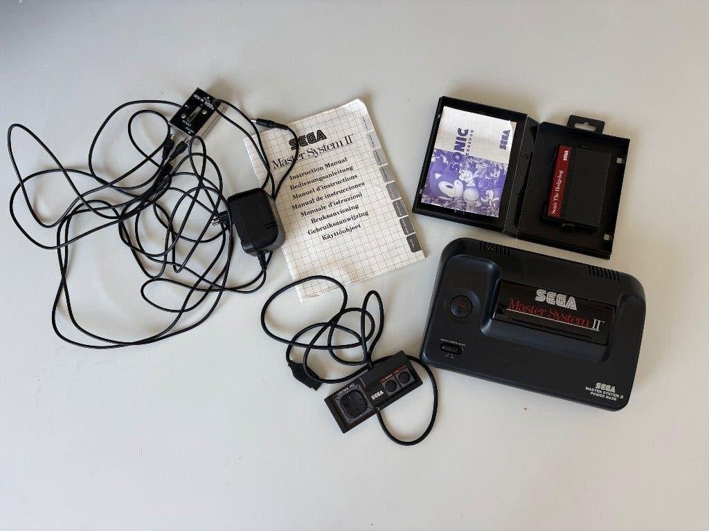 Sega master system + sonic game, Ophalen, Gebruikt, Master System