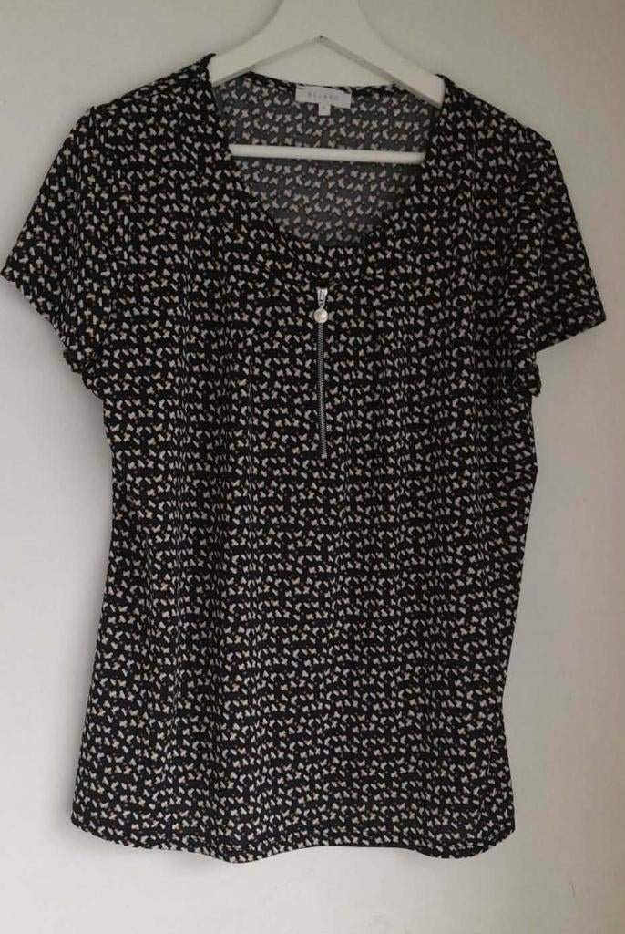 Blouse Bel&Bo, Zo goed als nieuw, Verzenden, Blauw, Maat 46/48 (XL) of groter