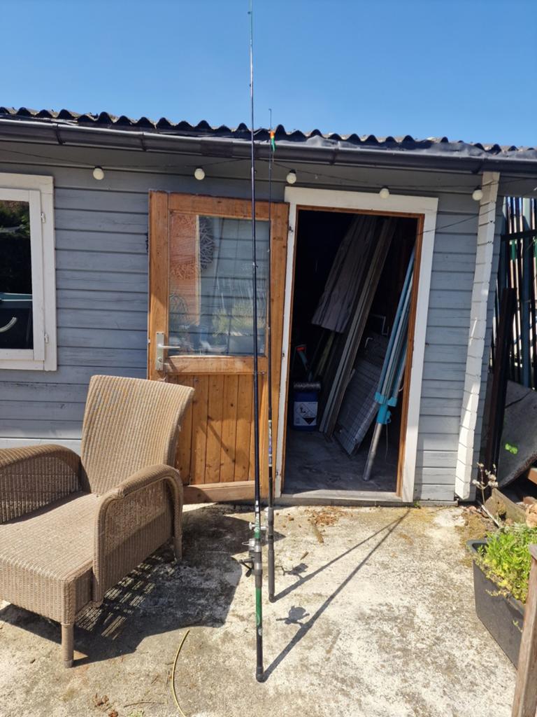 2x visstocken, Boeken, Hobby en Vrije tijd, Ophalen