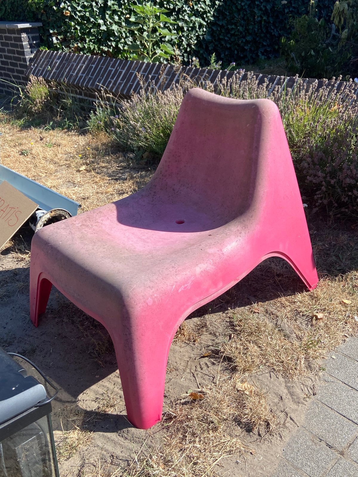 Twee tuinzetels ikea, Tuin en Terras, Ophalen, Gebruikt, Kunststof