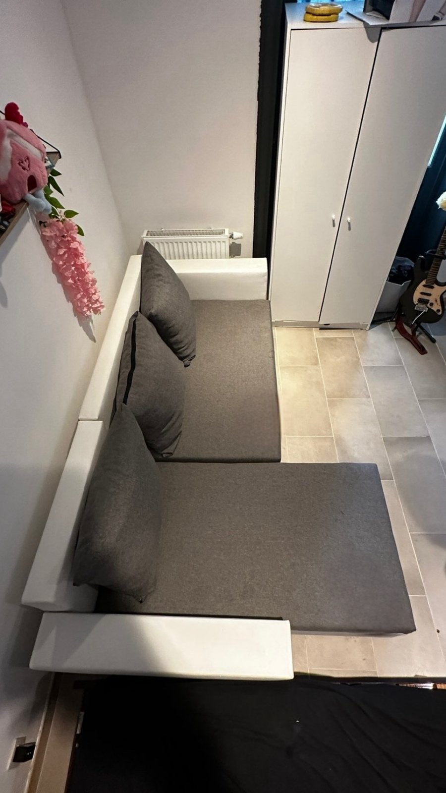 Canapé lit compris avec 4 coussins, Enlèvement, Comme neuf
