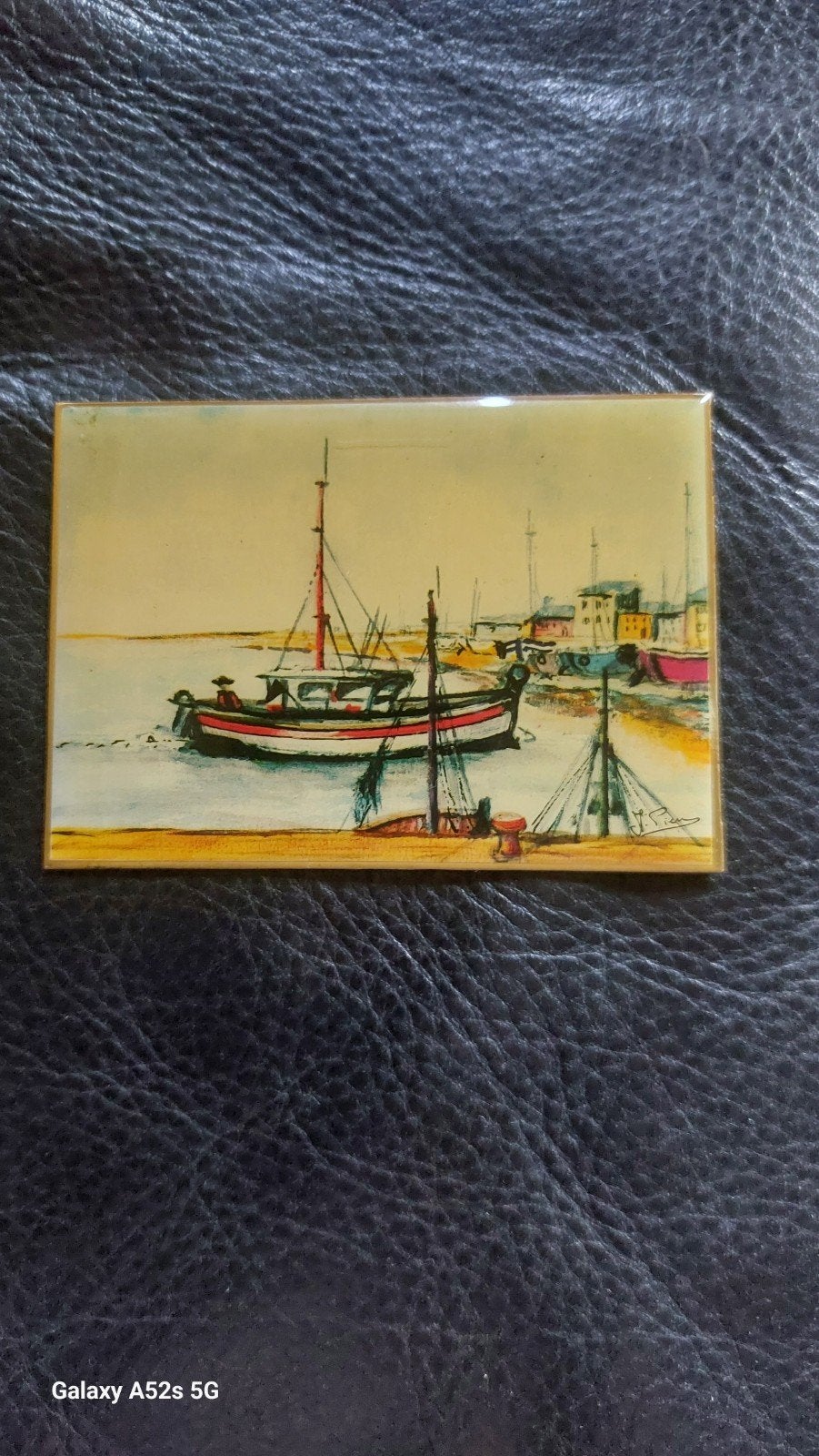 Marie José Picon. ( Miniatuur schilderij. ), Antiek en Kunst, Ophalen of Verzenden